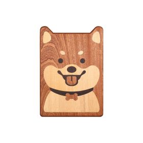 Ebony Cutting Board Cartoon Shiba Inu Modeling