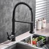 Single Handle Pull Down Sprayer Kitchen Sink Faucet