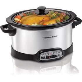 6-Quart Programmable Slow Cooker, Model# 33463