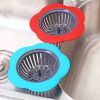 2pcs Flower Shaped Sink Strainer; Shower Sink Drains Cover; Kitchen Sink Colander; Sewer Hair Filter; Kitchen Accessories