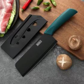 Stainless Steel Kitchen Knife Set (Option: Kitchen Knife Dark Green)