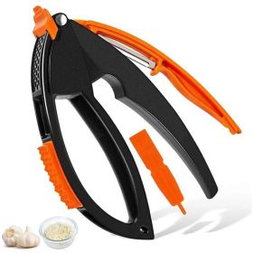 Manual Multifunctional Household Garlic Press Set (Option: OPP Installation)