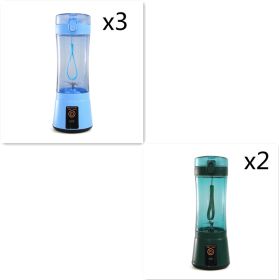 Portable Blender Portable Fruit Electric Juicing Cup Kitchen Gadgets (Option: Set46-USB)