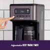 14 Cup Programmable Coffee Maker, Dark Stainless Steel