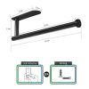 Kitchen Towel Holder; Cabinet Wall Mount Rack; Adhesive Tissue Holder; Tissue Roll Holder